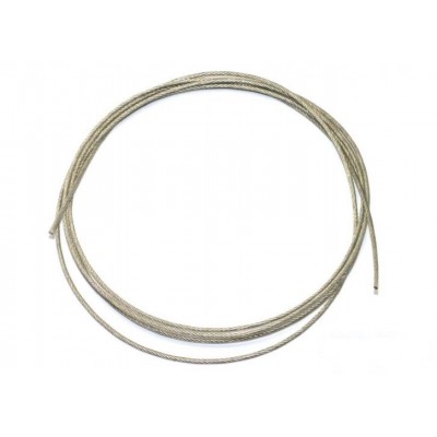 STEEL WIRE - 1.0 mm DIAMETER - SILICONE COATED - SOFT - 3 m LONG